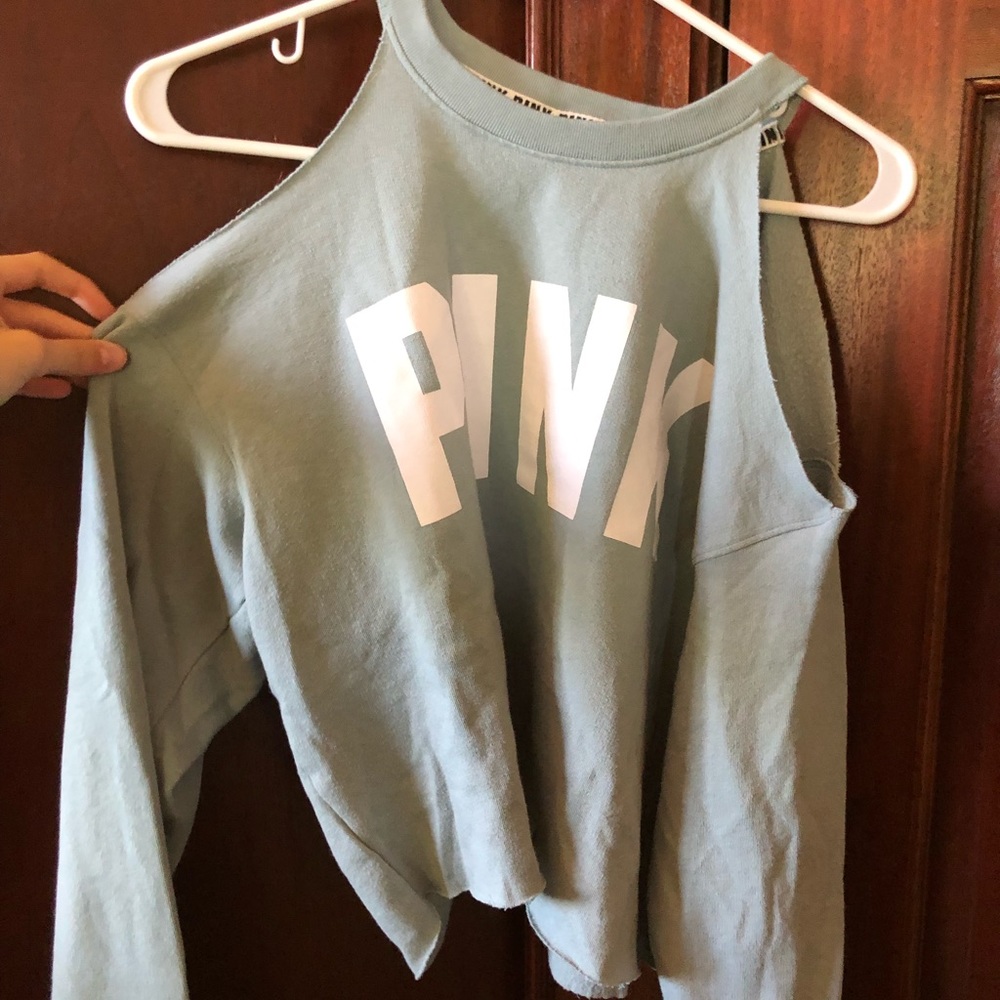 Pink crop sweater